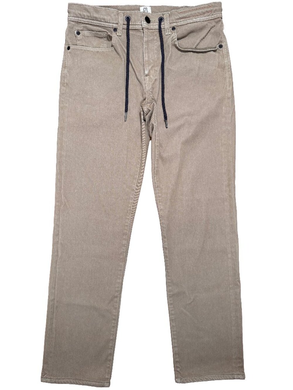 Hiroshi Kato The Pen Slim Drawstring Chino Pants Old Khaki Green mens size 30x29